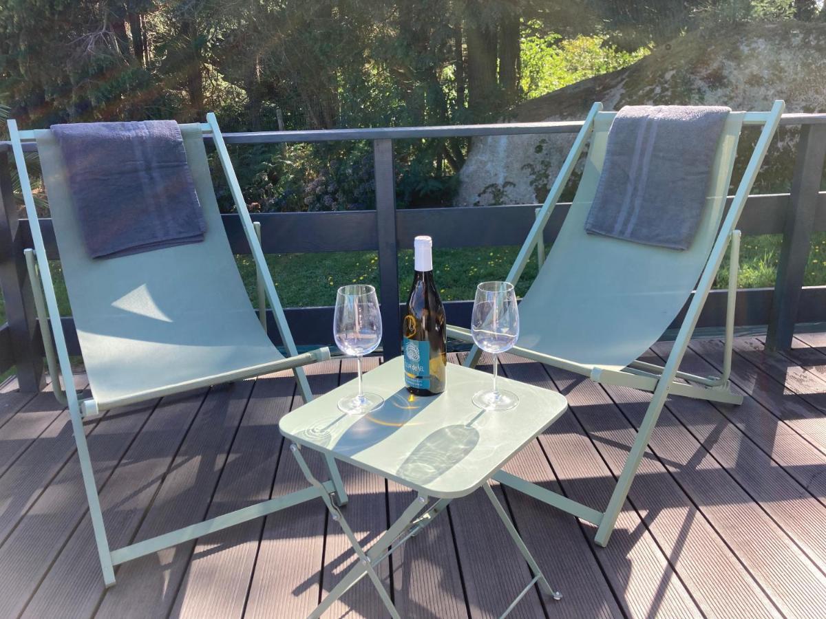 Scorfel Lodge, Northwood, Bain Nordique, Terrasse Tregastel Bagian luar foto